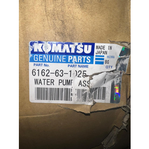 6162-63-1025 НАСОС ОХЛАЖДАЮЩЕЙ ЖИДКОСТИ ДИЗ. ДВС В СБОРЕ Komatsu